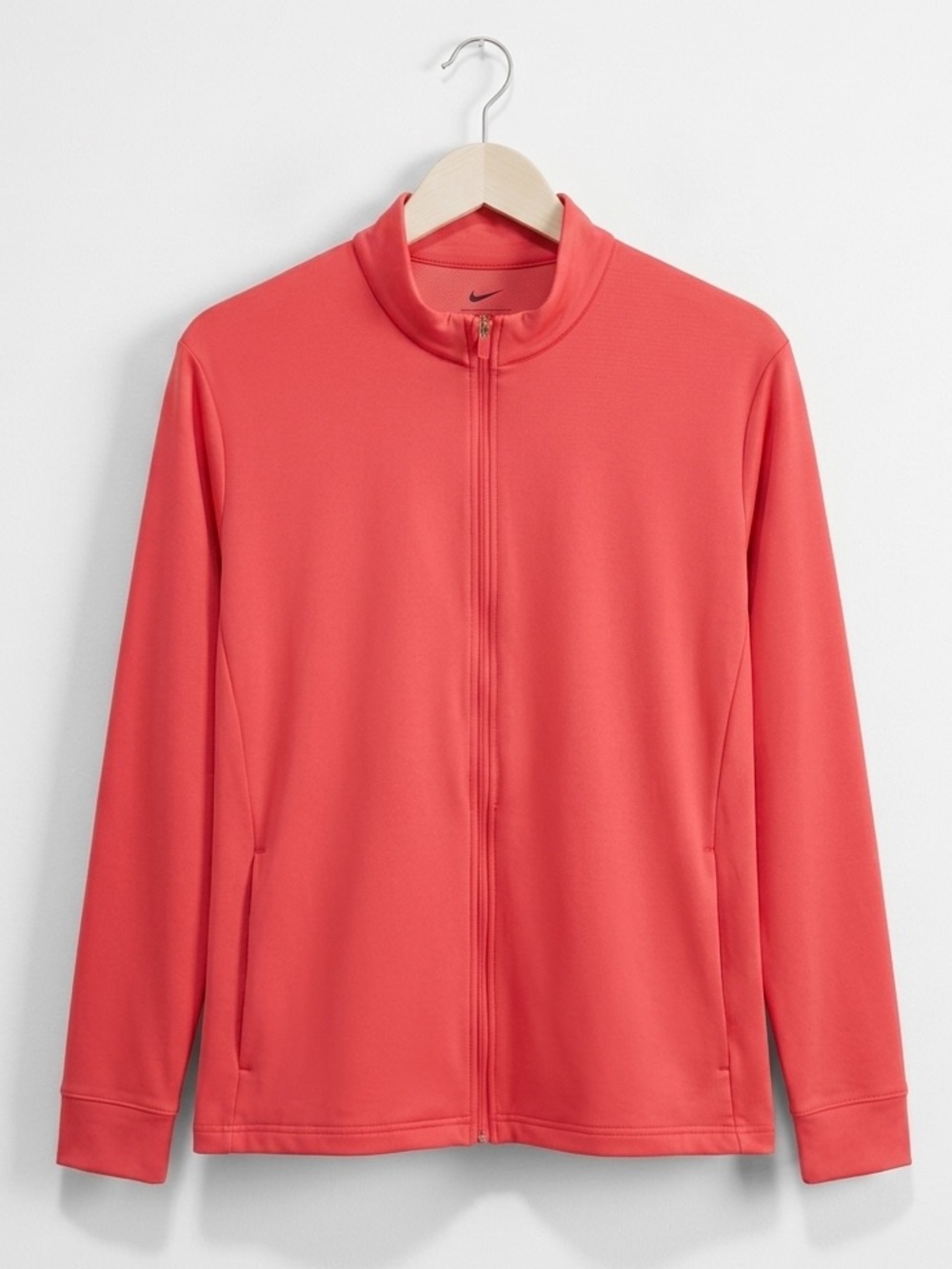 Nike Dri-Fit Coral Pink Full-Zip Lightweight Barbiecore Bomber Jacket NWOT